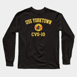 USS Yorktown CVS-10 Tonkin Gulf Yacht Club Long Sleeve T-Shirt